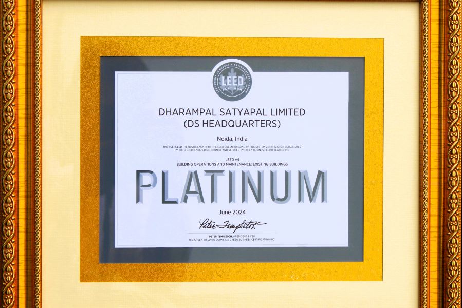 DS Group's HQ Again Gets LEED Award For Green Building